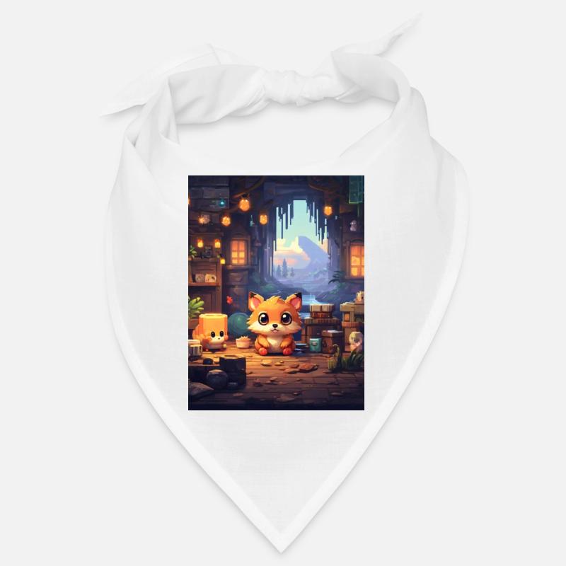 Pixelart Fuchs Bandana