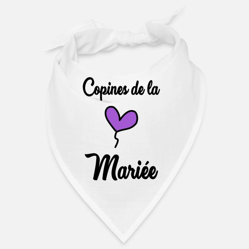COPINES DE LA MARIEE - Bandana - blanc