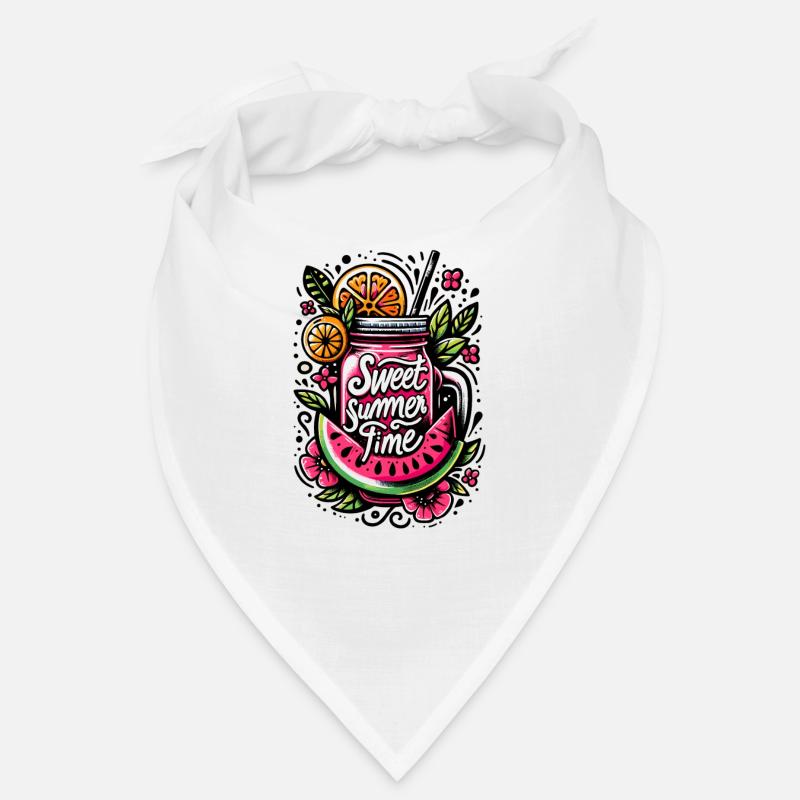 Summery fruit drinking bag Bandana