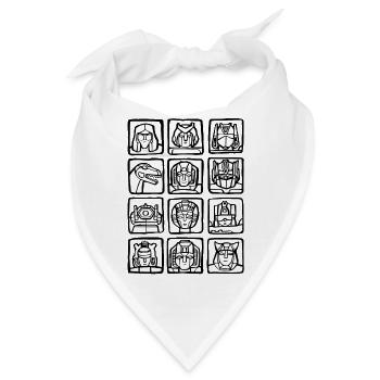 Gamer Game Spiele Online Computer Gaming Arcade - Bandana - Weiß - Vorne