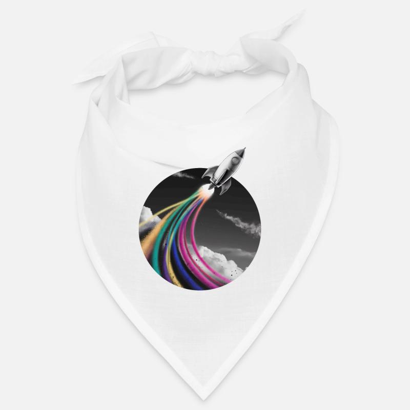 Bunte Sprüh Rakete Bandana