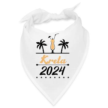 kreta 2024 - Bandana - Weiß - Vorne