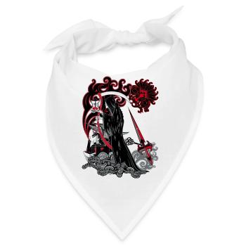 zeit abgelaufen - Bandana - Weiß - Vorne