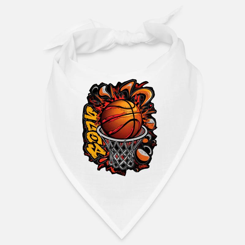 Dynamisches Basketball Graffiti Bandana