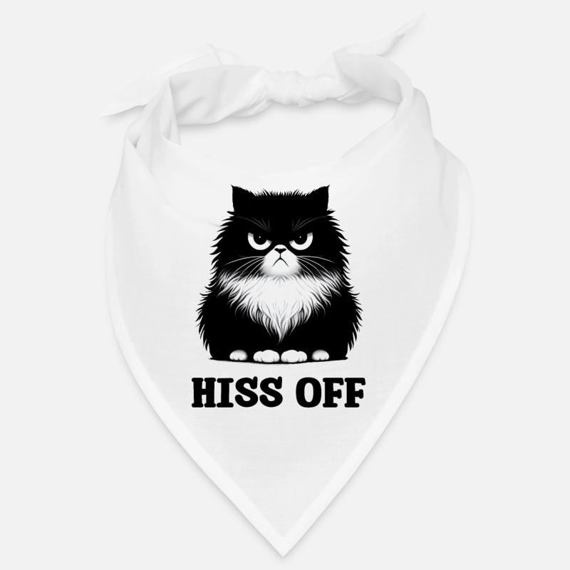 ZISCHT BLACK CAT DOODLE AB Bandana