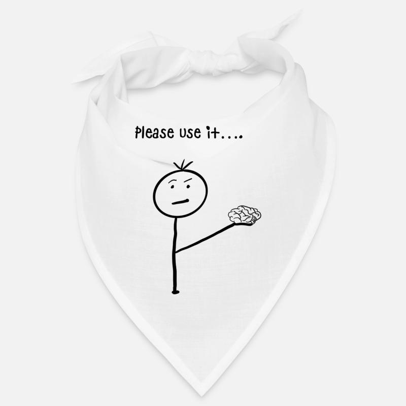 Please use it… (black) Bandana