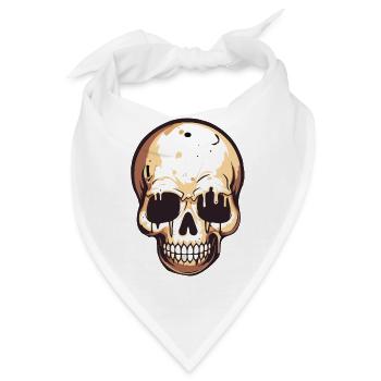 skull - Bandana - Weiß - Vorne