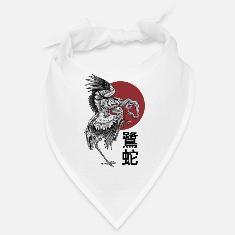 Le héron et le serpent Bandana