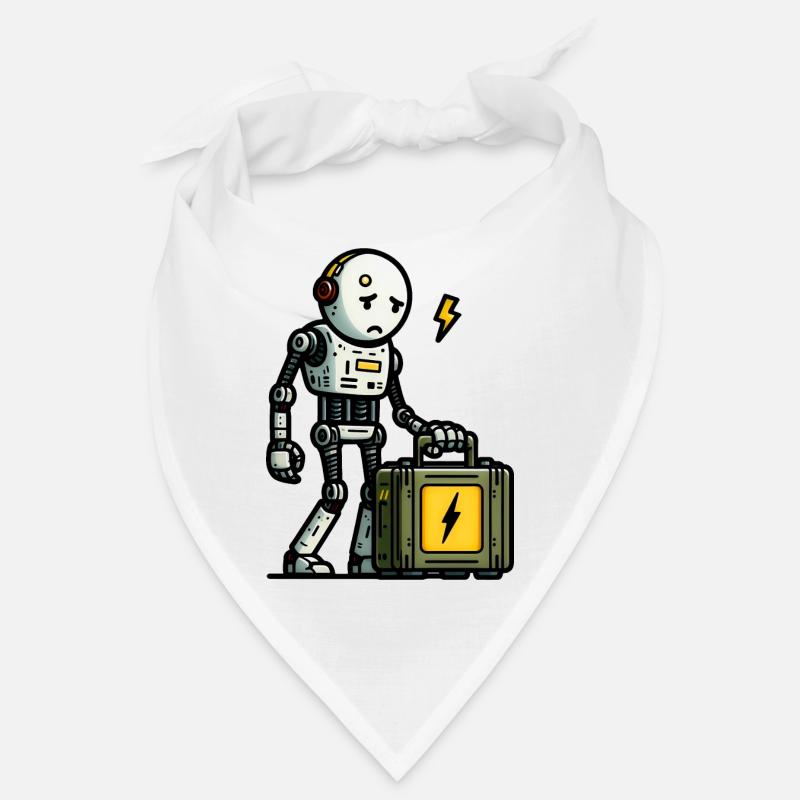 Sad Robot Energy Case Bandana