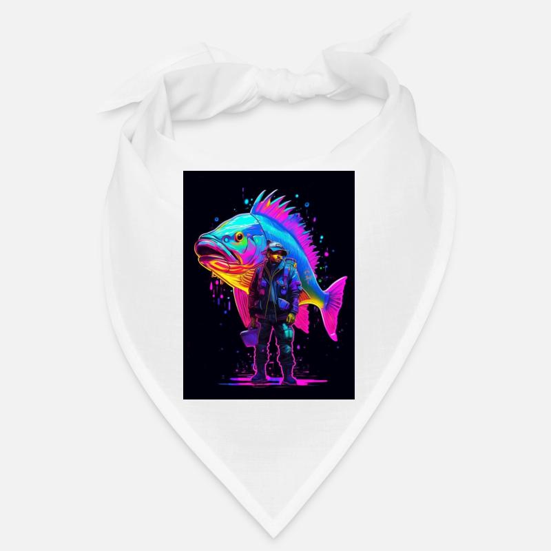 Big neon Fish Bandana