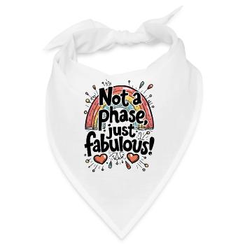 KEINE PHASE, NUR FABELHAFT - Bandana - Weiß - Vorne
