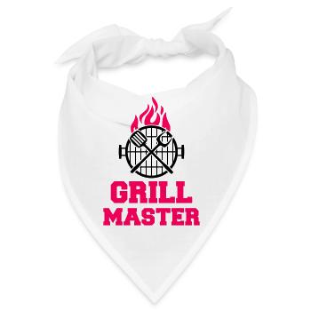 grill master - Bandana - Weiß - Vorne