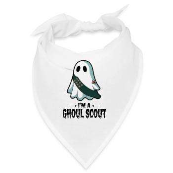 Ich bin ein Ghul-Scout - Bandana - Weiß - Vorne