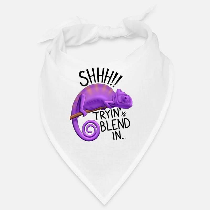 Chameleon essaie de s’intégrer Bandana