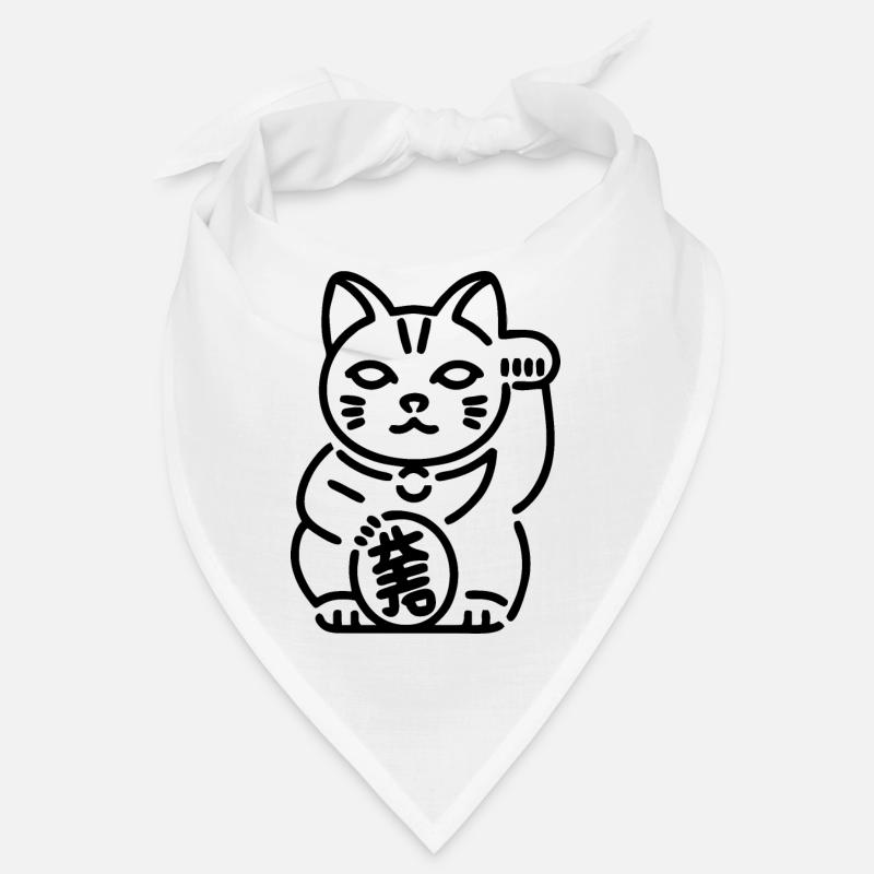 Maneki Neko Katze Bandana
