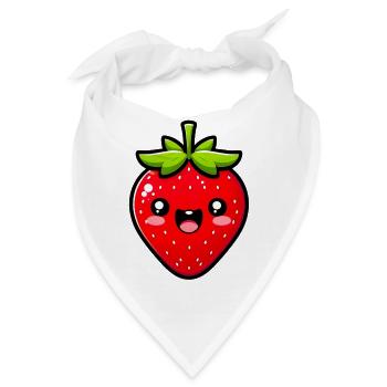 Erdbeeren Erdbeeren - Bandana - Weiß - Vorne