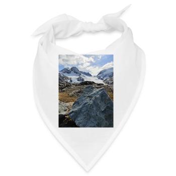 Gletscher des Heiligen Solin d'Arves - Bandana - Weiß - Vorne
