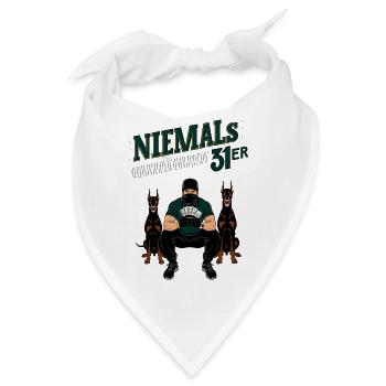 Niemals 31ER - Bandana - Weiß - Vorne