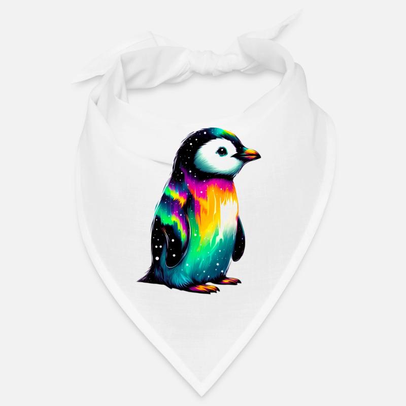 Pinguin - Bandana - Weiß
