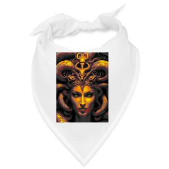 Medusa Gorgonen - Bandana - Weiß - Vorne