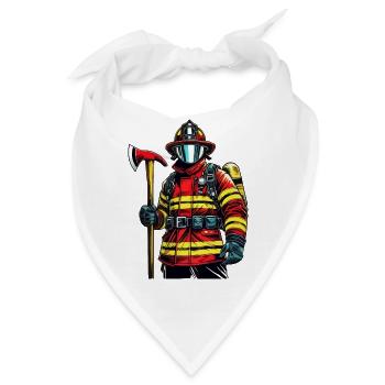 Firefighter - Bandana - Weiß - Vorne