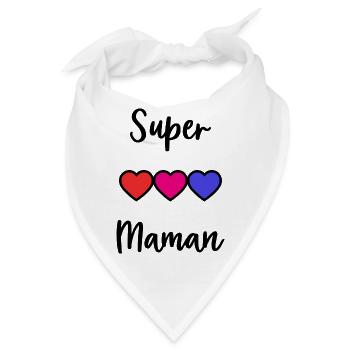 MAMA. MUTTERTAG. SCHÖNEN MUTTERTAG - Bandana - Weiß - Vorne