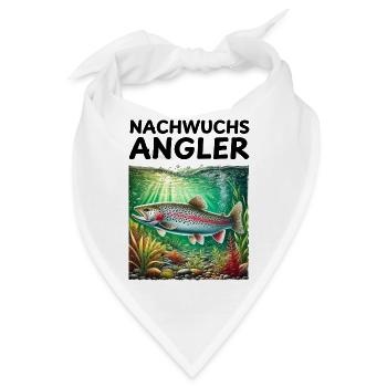 Forelle Motive Kinder Angeln - Bandana - Weiß - Vorne