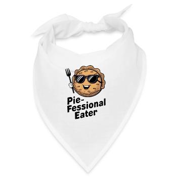Pie-fessional Eater - Bandana - Weiß - Vorne