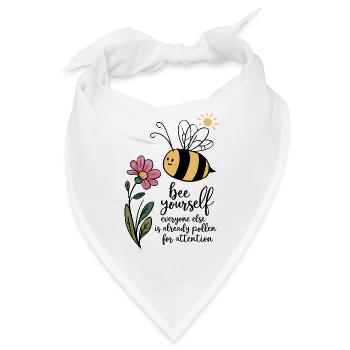 Bee Yourself - Bandana - Weiß - Vorne