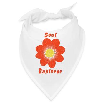 Seelen-Entdecker - Bandana - Weiß - Vorne