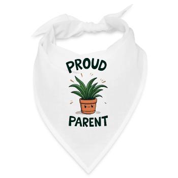 Proud Plant Parent - Bandana - Weiß - Vorne