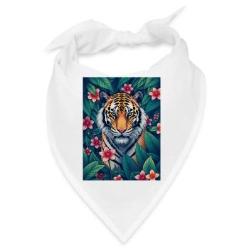 The Tiger never sleep - Bandana - Weiß - Vorne