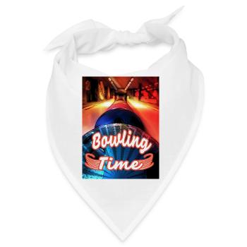 Its Bowling Time - Bandana - Weiß - Vorne