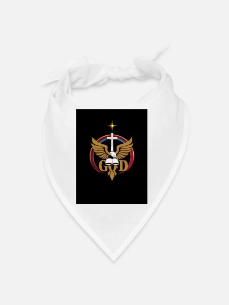 Christian Emblem - Bandana - white - Front