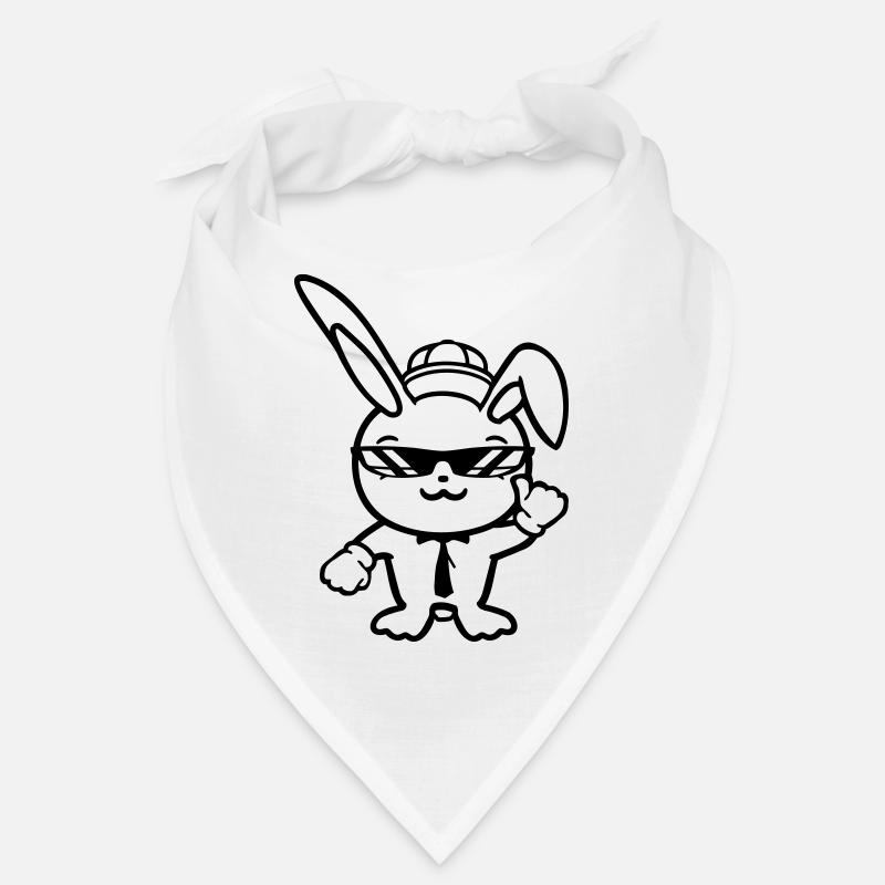 Bunny Sunglasses Cappy Tie Cool Hat Comic Bandana
