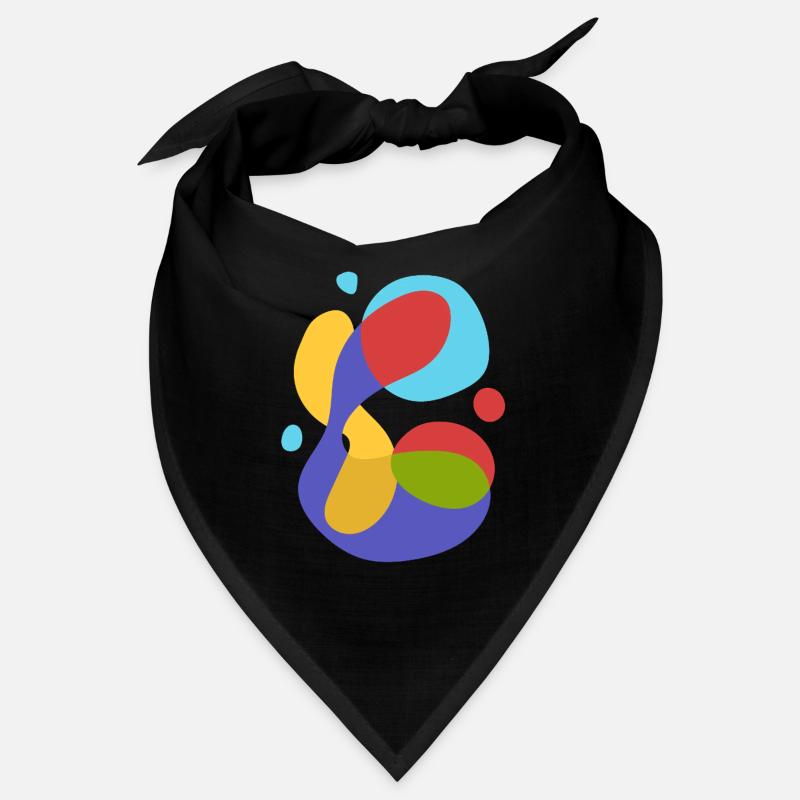 fluid abstract vintage Bandana