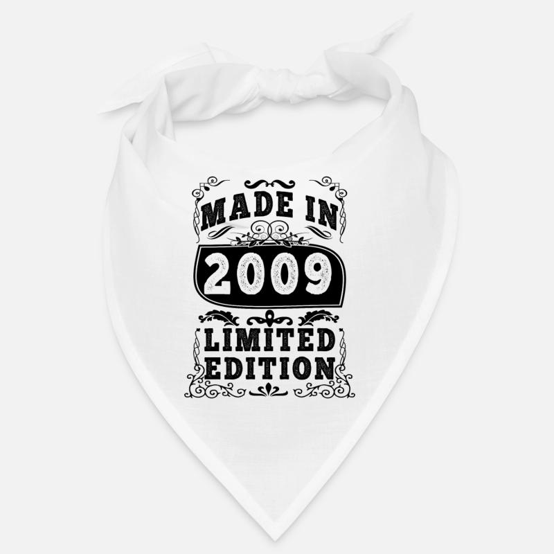 2009 Original 2009 Vintage Vintage Retro Jahrestag - Bandana - Weiß