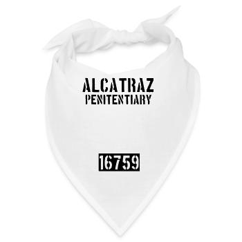 Alcatraz Penitentiary - 16759 - Gefängnis - USA - Bandana - Weiß - Vorne