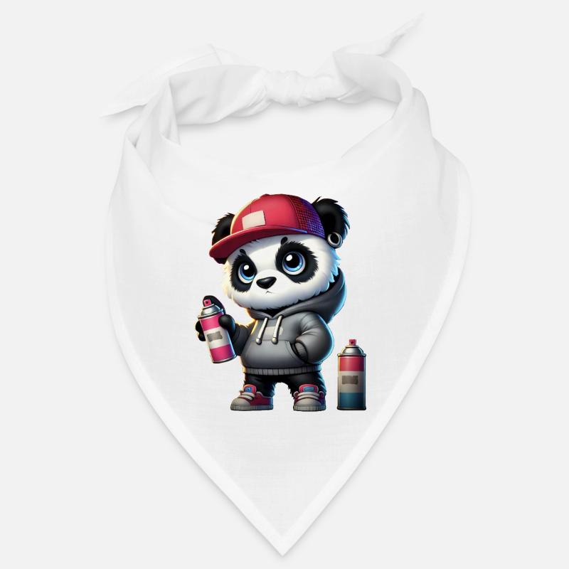 Panda Graffiti Bandana