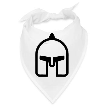 Sparta Spartanischer Krieger - Bandana - Weiß - Vorne