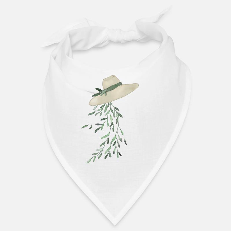 Blaetterhut - Bandana - Weiß