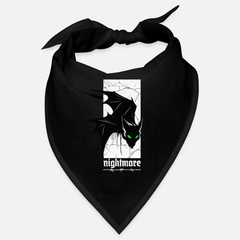 Nightmare Bat – Gothic Horror Vampire Creature Art Bandana