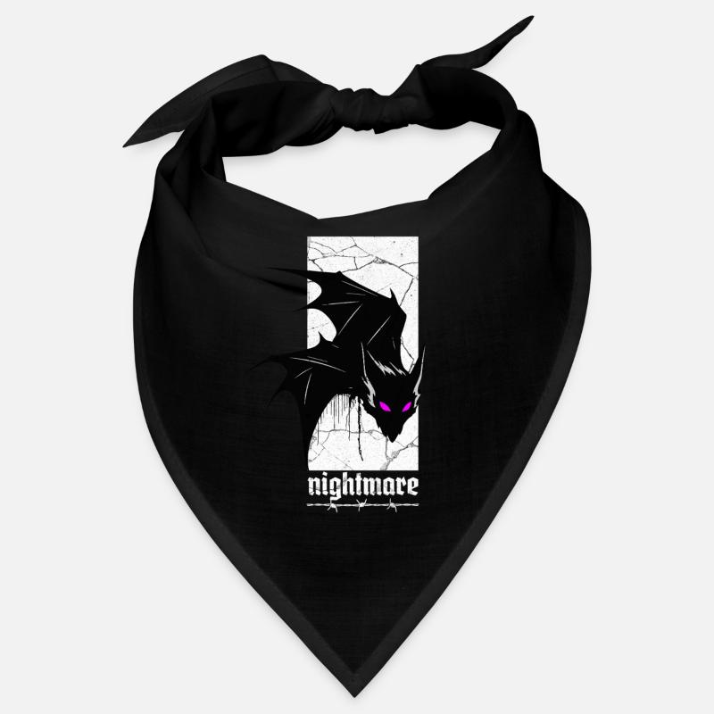Nightmare Bat – Gothic Horror Vampire Creature Art Bandana