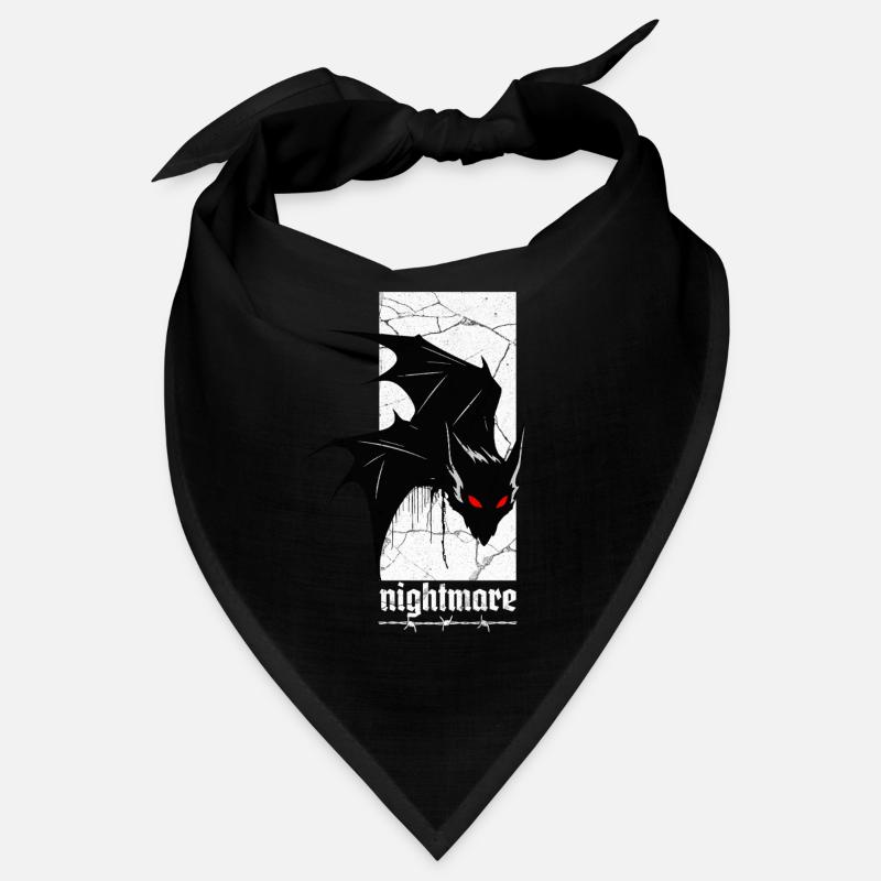 Nightmare Bat – Gothic Horror Vampire Creature Art Bandana