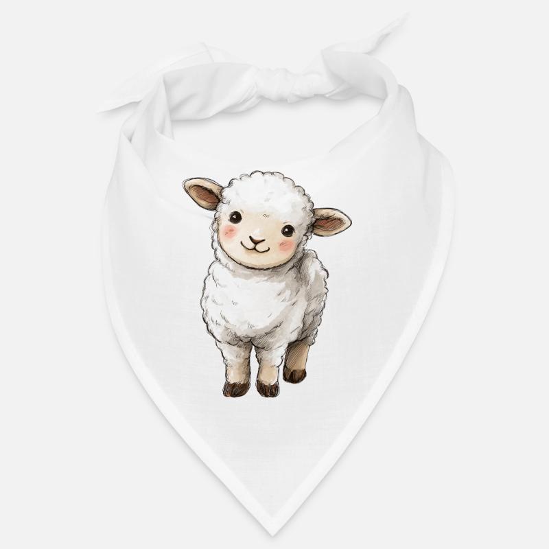 Mignon bébé mouton Bandana