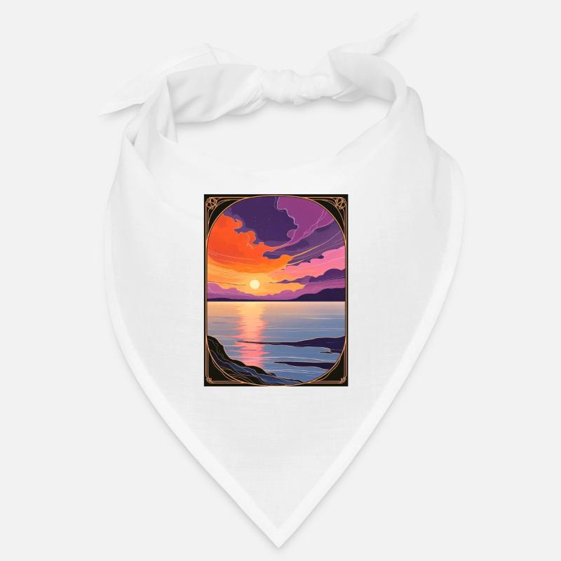 Bewitching Coastal Sunset Bandana