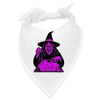 Hypnotic Witch Board - Bandana - Weiß - Vorne
