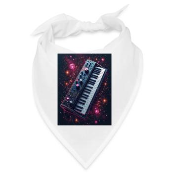 Kosmisches Musik-Keyboard - Bandana - Weiß - Vorne