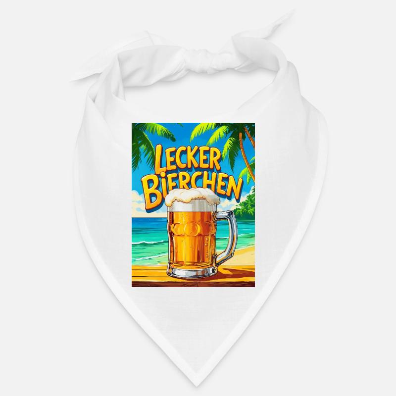 Sommerliches Biergarten Motiv Bandana