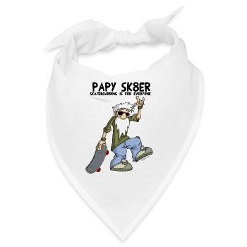 Opa SK8er - Bandana - Weiß - Vorne